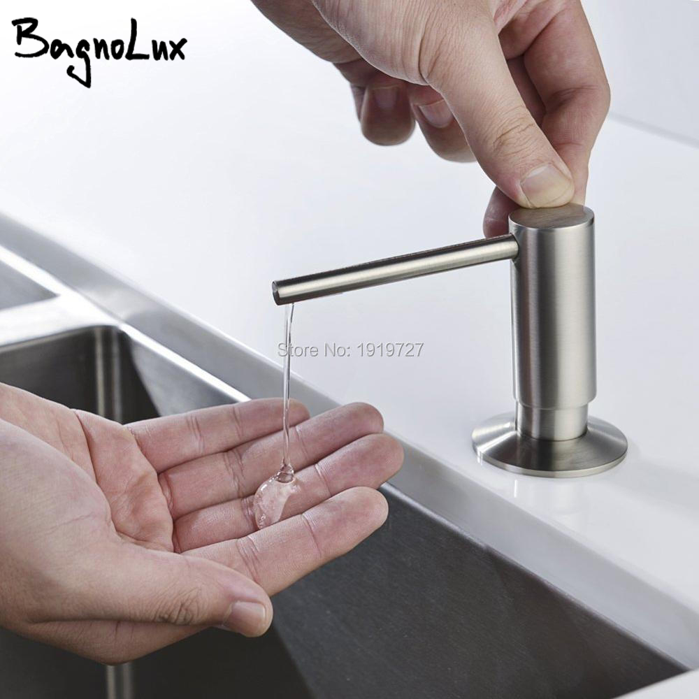 Commercial Quality Kitchen Faucet - Modern Fırçalanmış Nikel Losyon Dispenseri %100