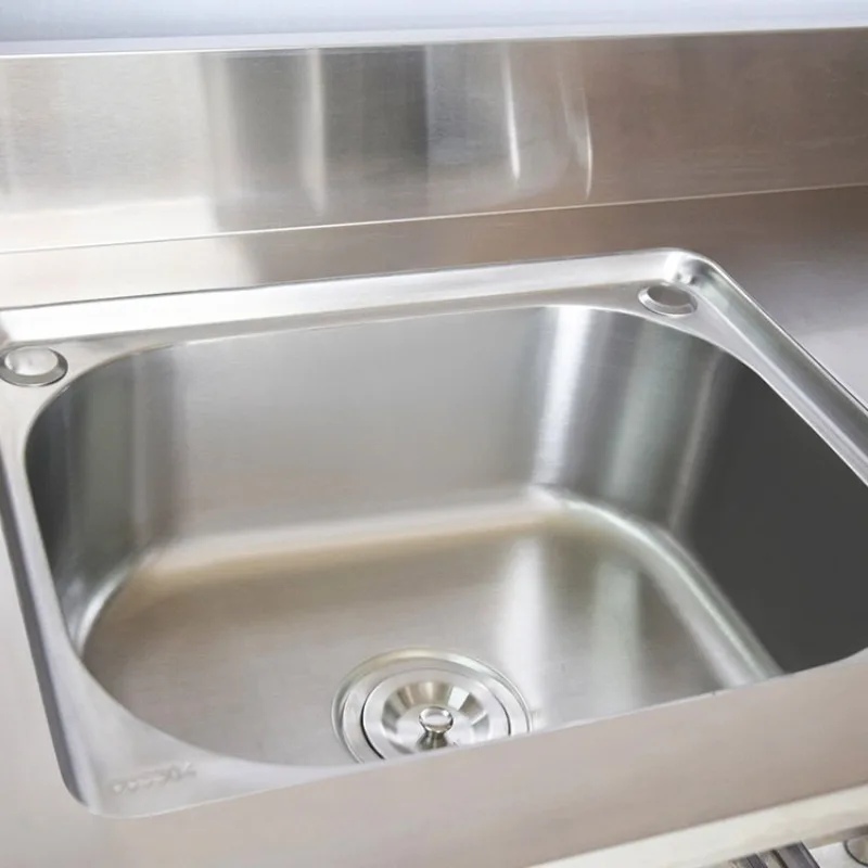 Commercial Kitchen Worktops - Paslanmaz çelik ayaklı evye ve tezgahı