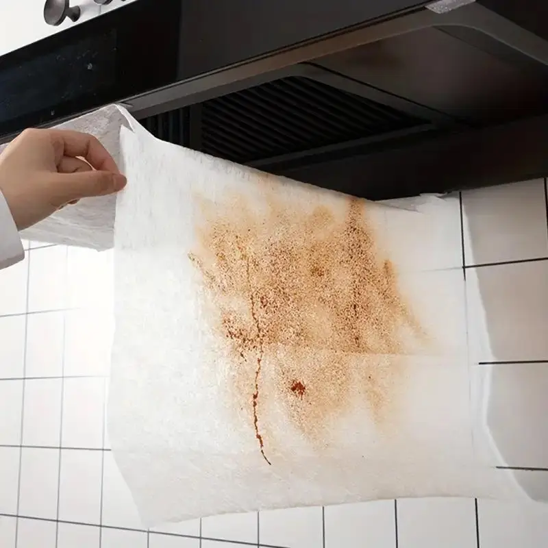 Commercial Kitchen Oil Filter - 12 adet Tek Kullanımlık Davlumbaz Yağ
