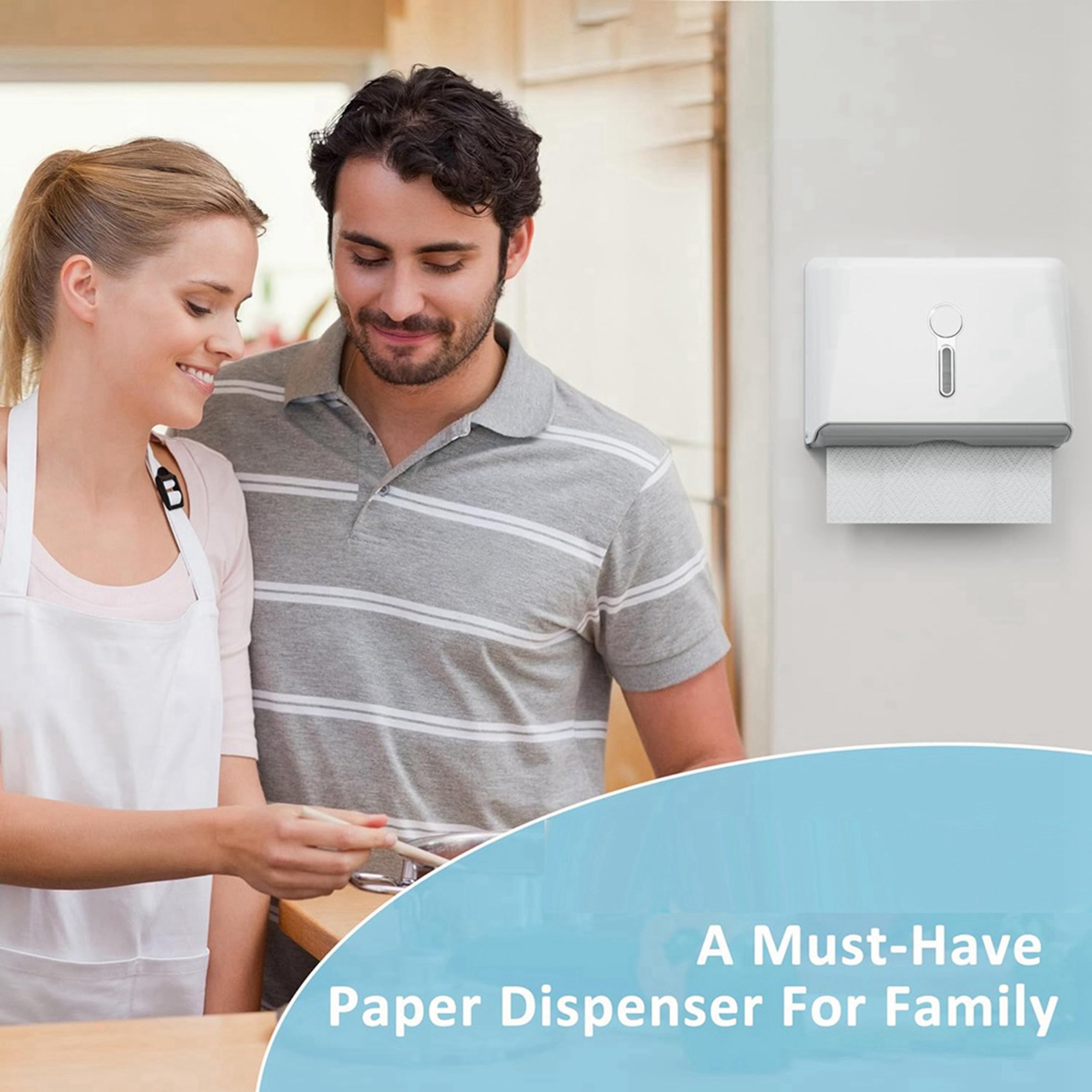 Commercial Kitchen Installation - ABGE-2X Ticari Kağıt Havlu Dispenseri Duvara