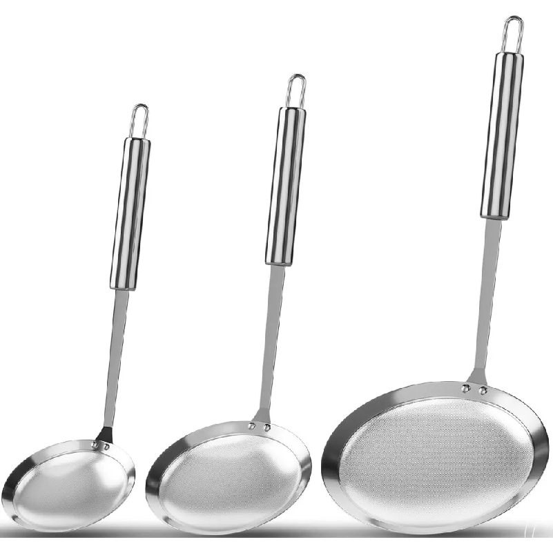 Commercial Kitchen Oil Filter - 1 Paket Süzgeç Kaşık 304 Paslanmaz