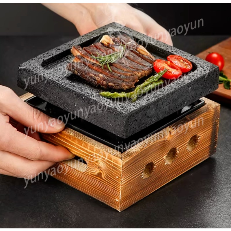 Oluklu Yoğun Delikli Volkanik  - Teppanyaki Grill Table incelemesi ve fiyatı