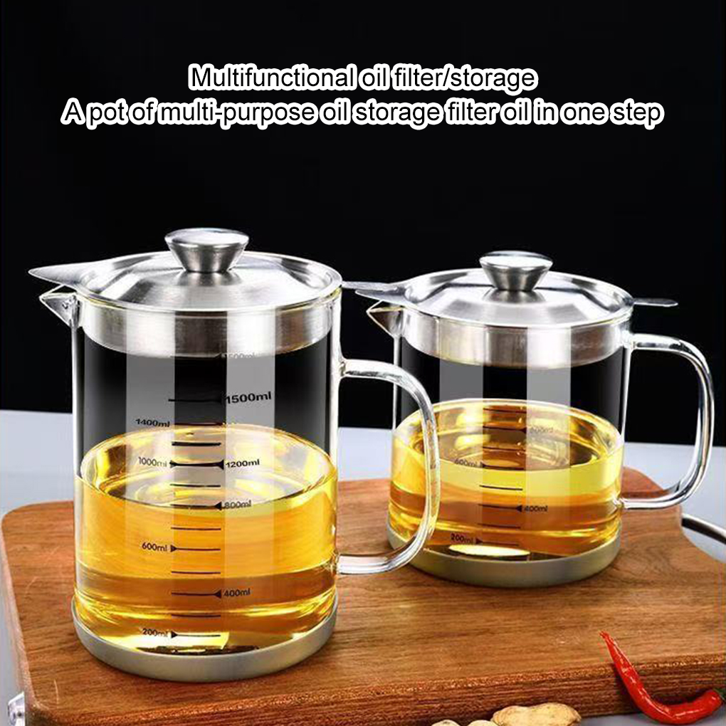 1L/1.5L Cam Yağ Filtresi Mutfa - Commercial Kitchen Oil Filter incelemesi ve fiyatı