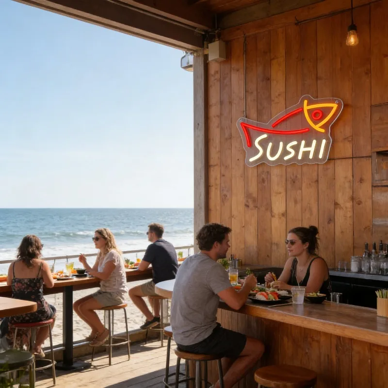 LED Suşi Balığı Şeklinde Neon  - Commercial Kitchen Japanese incelemesi ve fiyatı