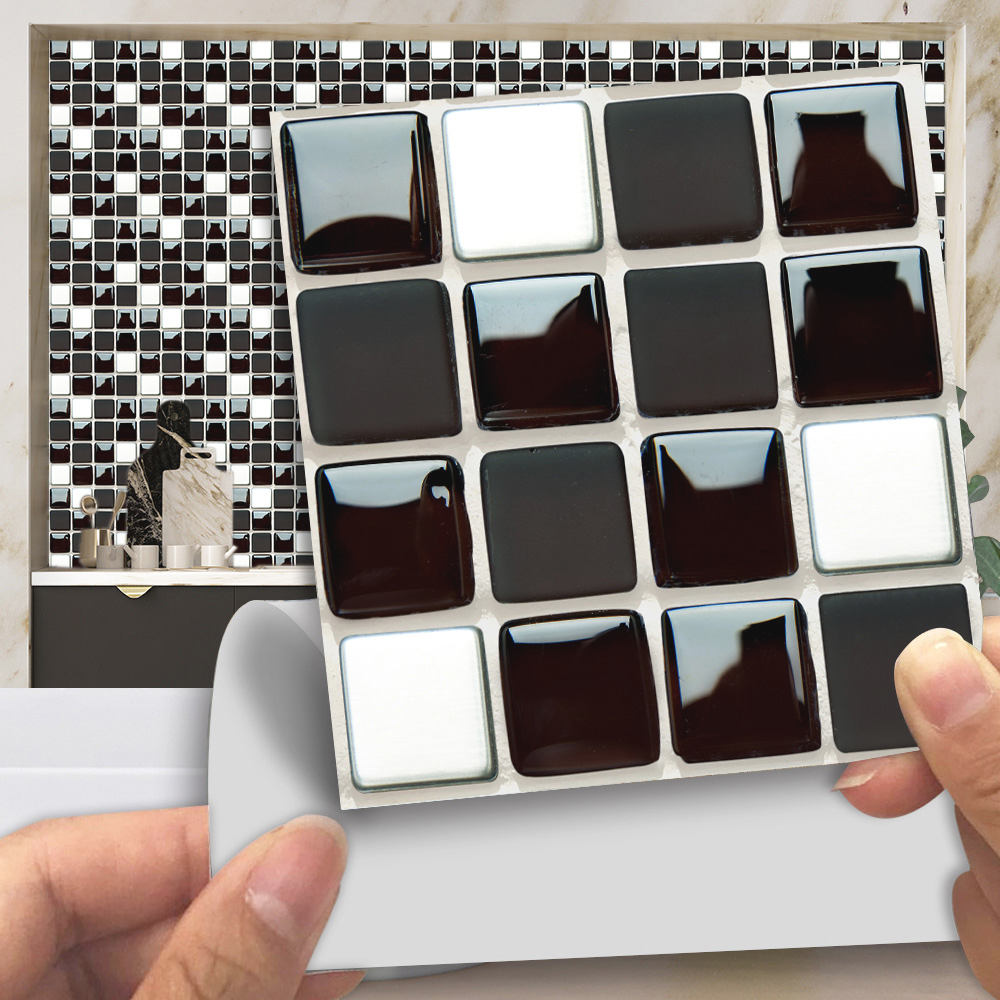 Siyah ve beyaz mermer mozaik k - Commercial Kitchen Tiles incelemesi ve fiyatı
