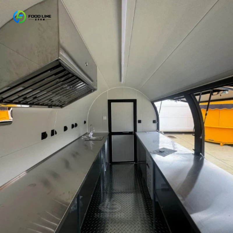 Şık Minimalist Yiyecek Römorku - Commercial Kitchen Units For Sale incelemesi ve fiyatı