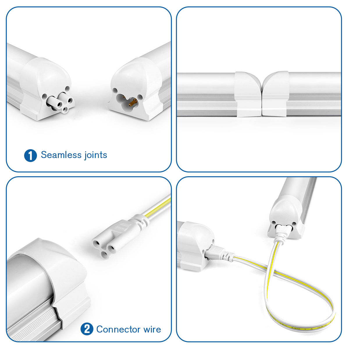 AC220V AB Tak T8 LED Tüp Işık  - Commercial Kitchen Ceiling incelemesi ve fiyatı