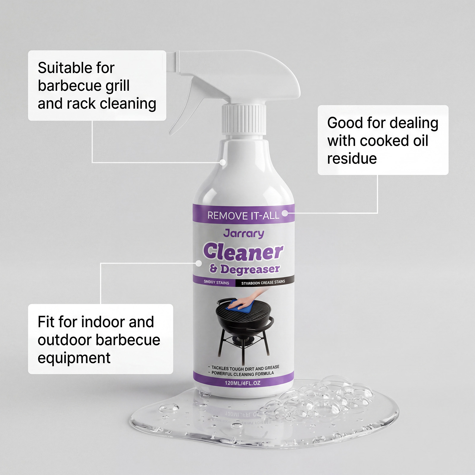 Ağır Hizmet Tipi Izgara Yağ Sö - Commercial Kitchen Grease Cleaner incelemesi ve fiyatı